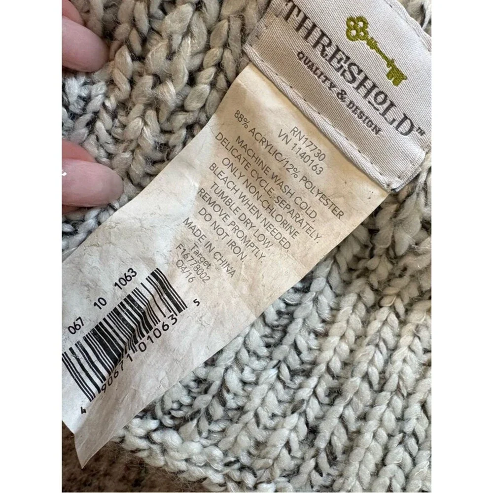 Threshold branded knit